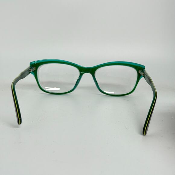 Calvin Klein 7514 411 53-17-135 Eyeglasses Frames BLack Teal Multicolor H19360 - Picture 3 of 7